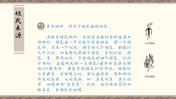 百家讲坛百家姓知识讲座通用PPT模板