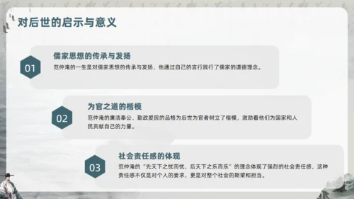 范仲淹生平介绍通用PPT模板