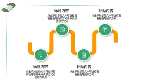 绿色简约中小学生教育日PPT模板