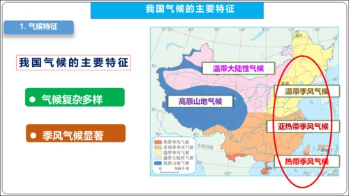 【2023秋人教八上地理期中复习串讲课件+考点清单+必刷押题】第二章 （第2课时气候） 【串讲课件】