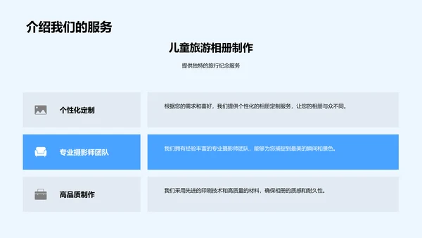 儿童摄影旅行记PPT模板