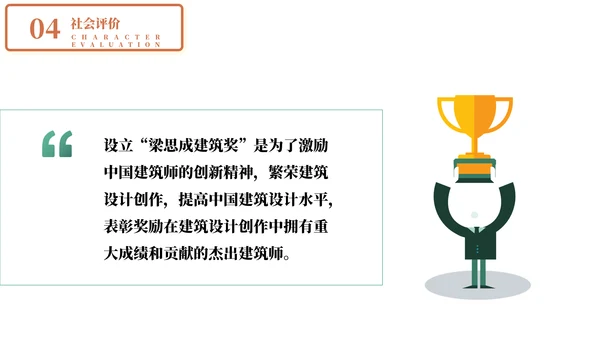 认识教学梁思成了解名人介绍PPT模板