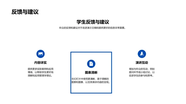 管理学实践答辩PPT模板