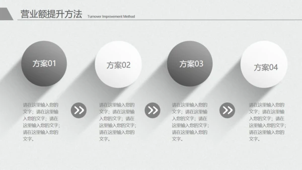 极简灰白年度工作总结报告通用PPT模板