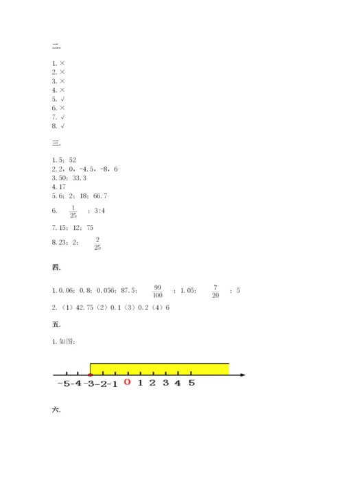 郑州小升初数学真题试卷及参考答案（轻巧夺冠）.docx