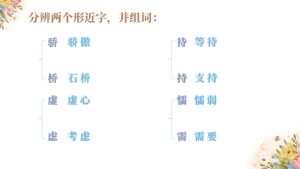 统编版语文三年级下册第二单元复习（课件）