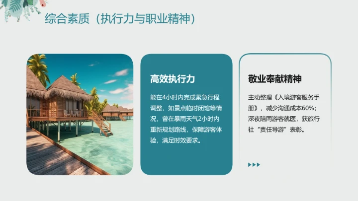 英语专业大学生职业生涯发展规划个人求职综合能力展示PPT