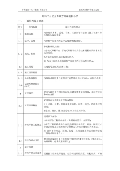 工程卸料平台施工方案.docx