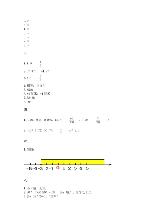 成都外国语学校小升初数学试卷附参考答案（预热题）.docx