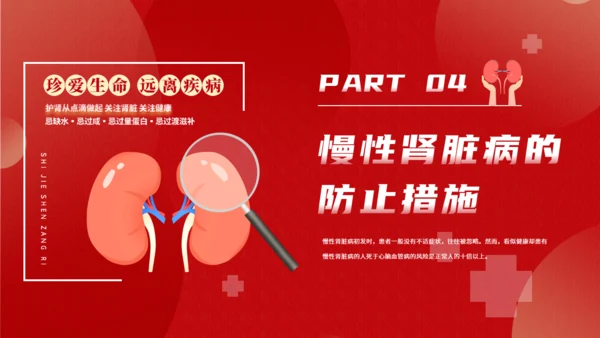 世界肾脏日慢性肾脏病通用PPT模板