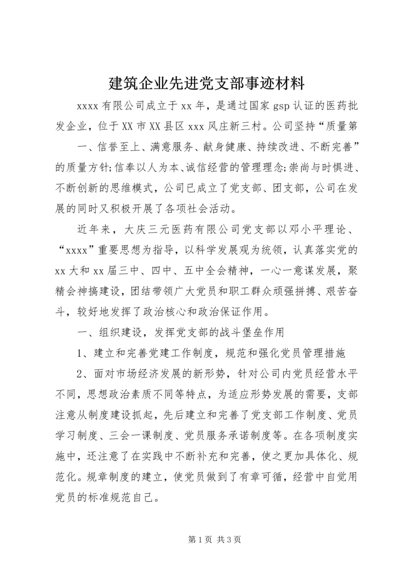 建筑企业先进党支部事迹材料 (2).docx