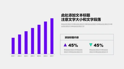 图表页-紫色商务风1项条形图示