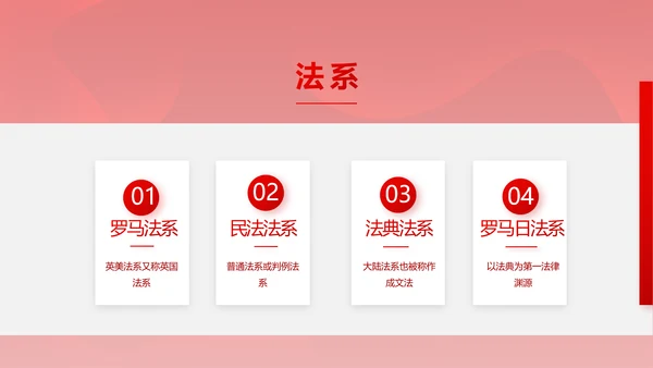 红色大气法律知识讲座年年终总结PPT