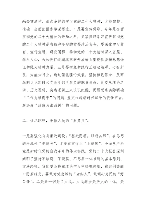 最新公文2023年理论学习交流发言：学思践悟新思想砥砺奋进新征程