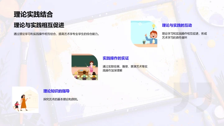 艺术学年度学习规划PPT模板