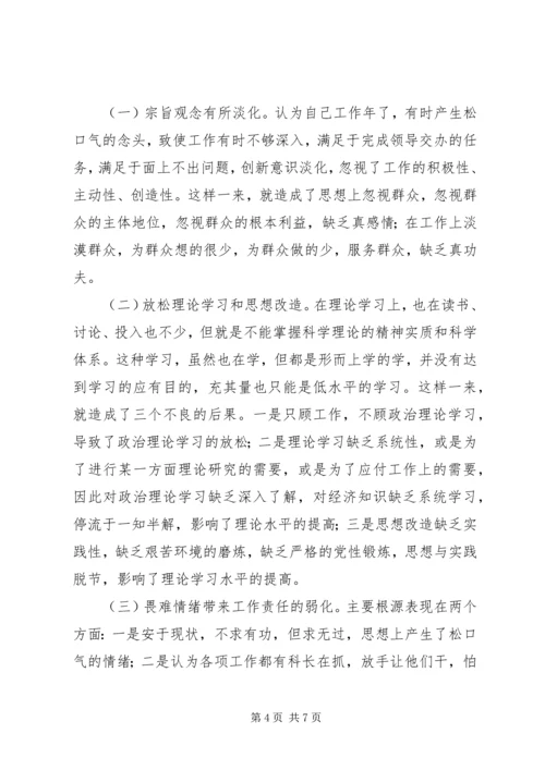 税务局副局长党性分析及整改措施 (3).docx