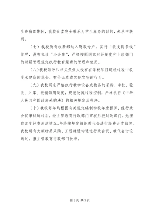 小学办学行为问题自查报告_1.docx