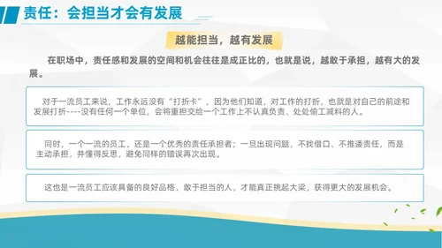 工作汇报+简约风+员工职业素养培训+商用+工作汇报PPT模板