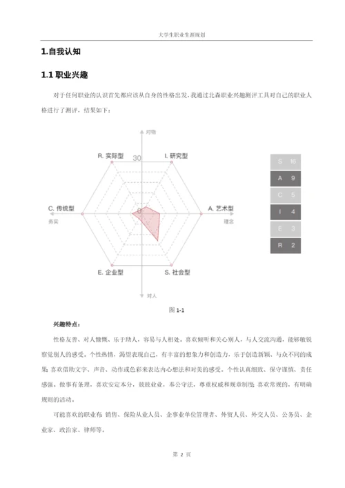 16页5700字市场营销专业职业生涯规划.docx