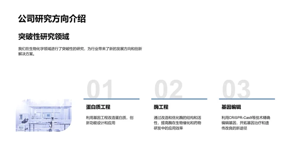 生物化学研究报告PPT模板