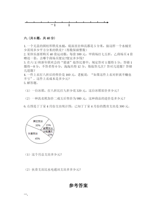 洛阳市小学数学小升初试卷附参考答案（b卷）.docx