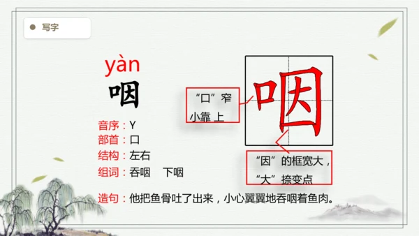【2025春季学期教材】语文六下2.腊八粥 生字识记课件