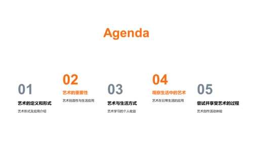 艺术生活教学PPT模板