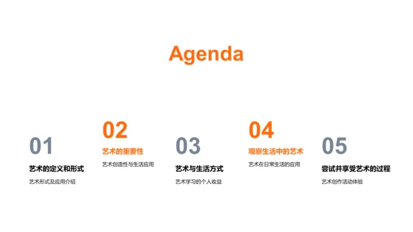 艺术生活教学PPT模板