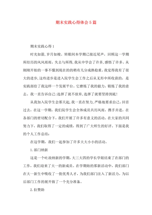 期末实践心得体会5篇.docx