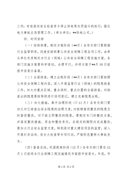 重点行业领域公共安全保障实施方案.docx