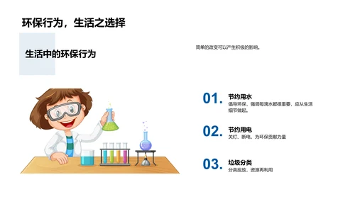 环保课堂实践PPT模板