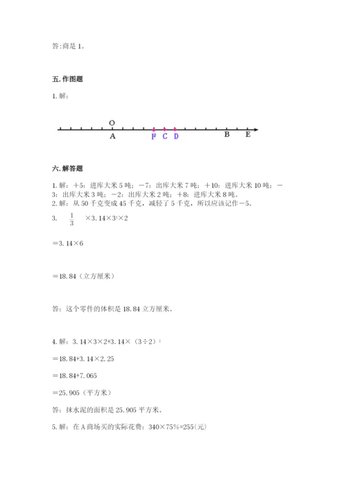 小学六年级下册数学期末卷精品【考点梳理】.docx