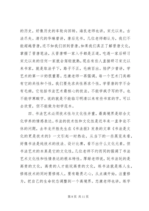 研修班行草书班学习随感 (2).docx