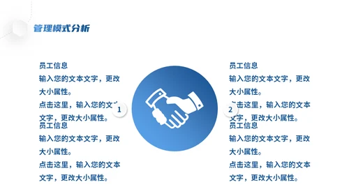 公司管理企业商业模式微立体风格通用PPT模板