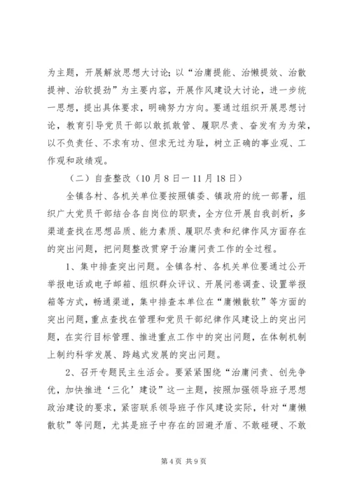 乡镇治庸问责实施方案.docx