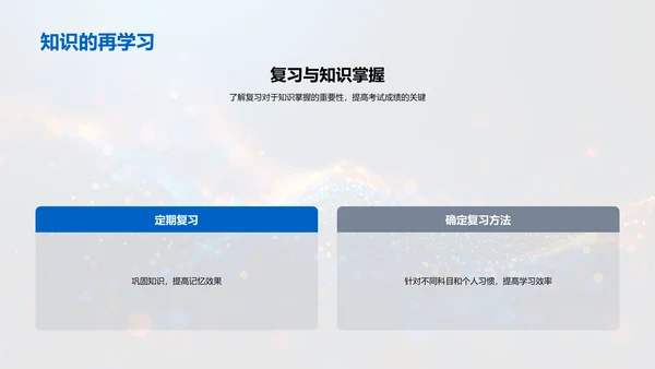 复习提分技巧PPT模板