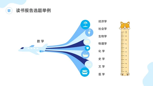 蓝色水彩插画数学文化主题班会PPT