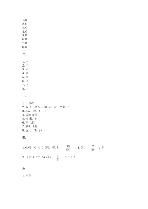 贵州省贵阳市小升初数学试卷【全优】.docx