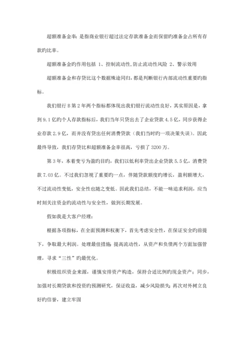 2023年商业银行模拟经营沙盘实验报告.docx