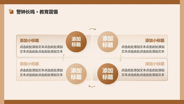 棕色简约风违规吃喝专项整改专题工作汇报PPT模板