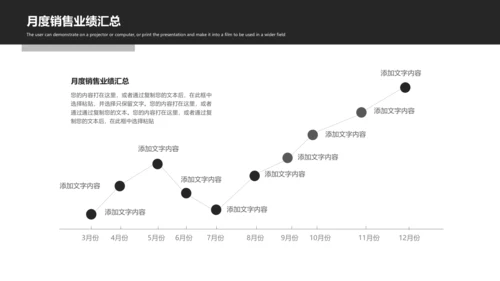 酷黑上半年年中总结PPT模板工作总结汇报