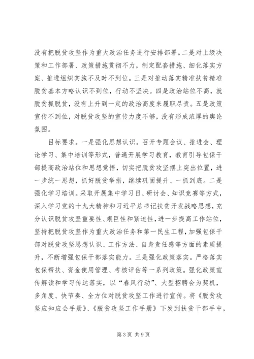 脱贫攻坚作风治理方案.docx