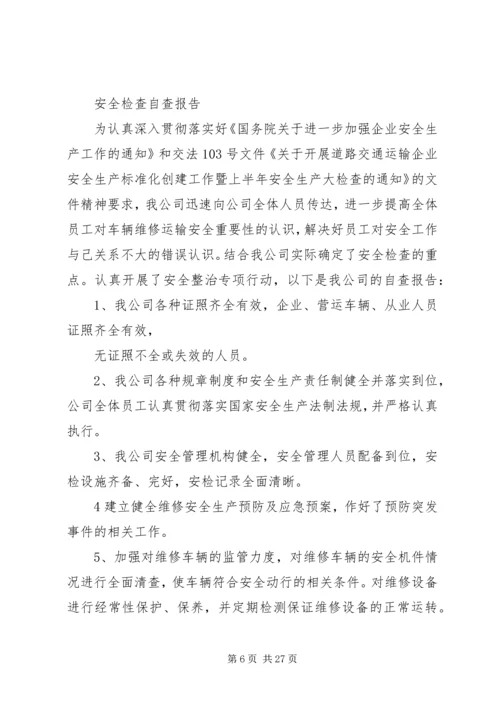 安全检查自查报告 (7).docx