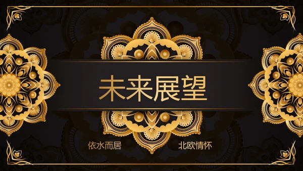 黑色高端大气房地产营销策划动态PPT