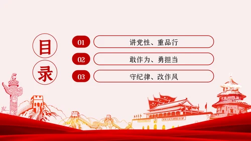 锤炼党性廉洁自律做忠诚干净担当的表率PPT党课