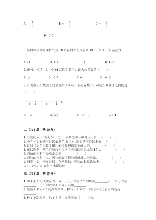 成都外国语学校小升初数学试卷及答案（历年真题）.docx