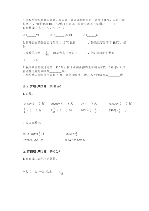 苏教版六年级下册数学期末测试卷附答案（能力提升）.docx