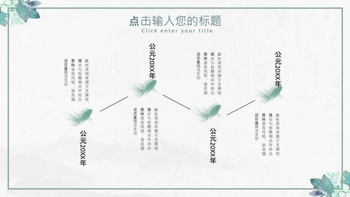 复古风个人简历岗位竞聘求职简历PPT模板