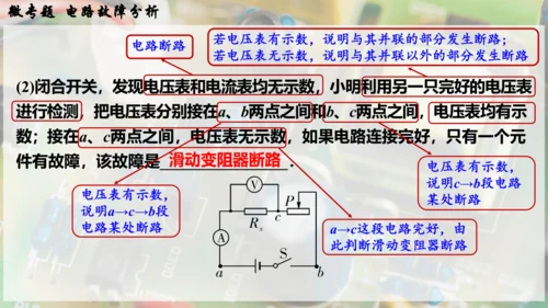 人教版 初中物理 九年级全册 第十六章 电压   电阻 微专题  电路故障分析课件（33页ppt）