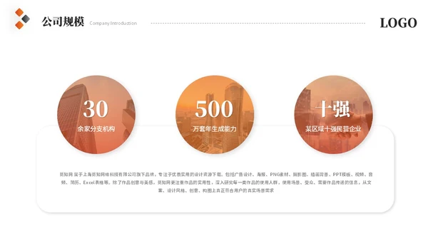 简约商务橙色公司介绍企业介绍产品介绍企业宣传ppt模板